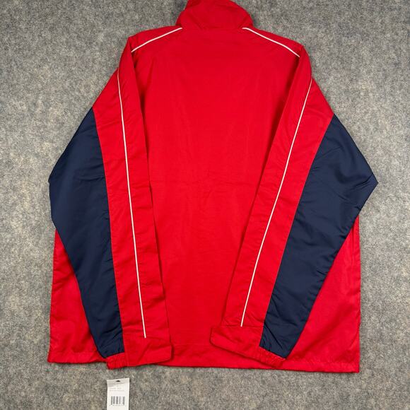 Washington Nationals Men’s Windbreaker Jacket Red Navy Blue Size XL NWT 964 - Picture 5 of 8